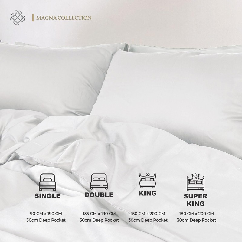 MAGNA COLLECTION Single Duvet Cover Set - Hotel Quality Bedding