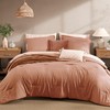 Monbix King Size Comforter Set - 7 Pieces Autumn Leaf