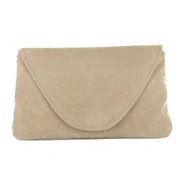 LONI Attractive Large Faux Suede Clutch Shoulder Bag