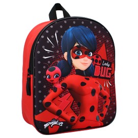 Miraculous Backpack 3D Friends Around Town - Red, red