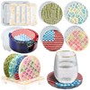 Coaster Epoxy Resin Casting Silicone Molds Patterned Round Tray, Holder