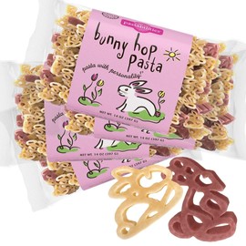 Pastabilities Bunny Hop Pasta, Fun Shaped Noodles for Kids and Easter, Non-GMO Natural Wheat Pasta 14 oz (4 Pack)