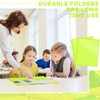 Henoyso 60 Pack 2 Pocket Folders with Clear Front Pocket