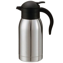 Service Ideas SJ10SS Slim Carafe, Stainless Steel, 1.0 L