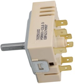 EBF62174907 / EBF62174904 / EBF62174902 Infinite Control Switch for Electric Range Surface Element, Replacement for PER001-125 D PER001-225 D AP7225541, Stove Burner Temperature Regulator