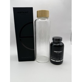Instant Hydration New Instant Hydration 16oz Glass Water Bottle