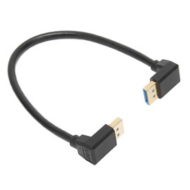 Displayport 1.4 Cable 8K/60Hz 90 Degree Angled Male to Male 32.4Gbps High Speed Safe Stable Right Angle Displayport