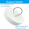 ISDVBUY 6 - Piece Rubber Sink Stoppers: Bathtub Drain Plug