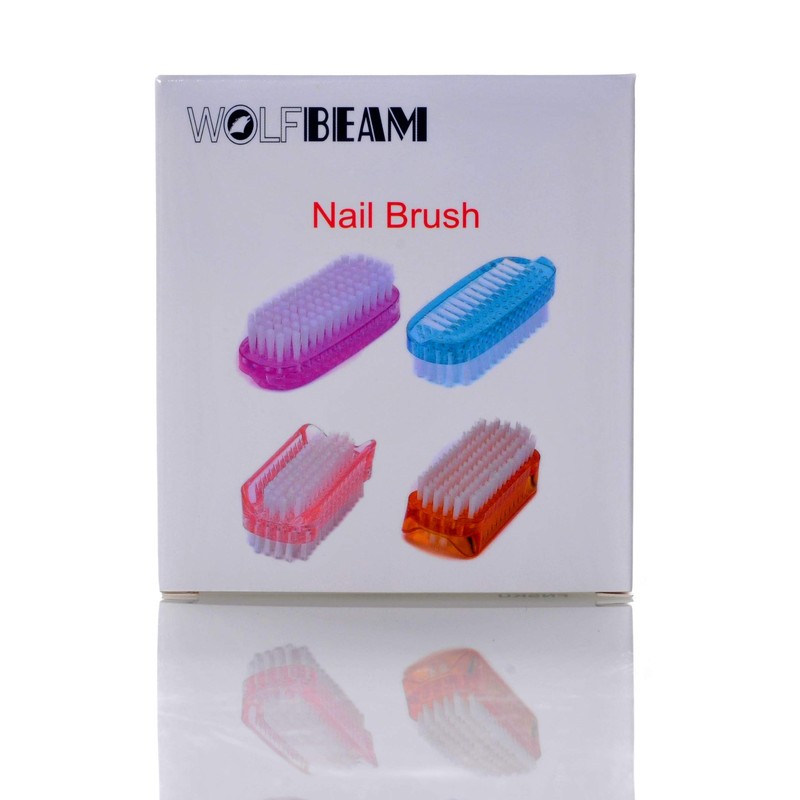 Wolfbeam Hand and Nail Brush Double Sided Cleaning Scrubbing Brushes,