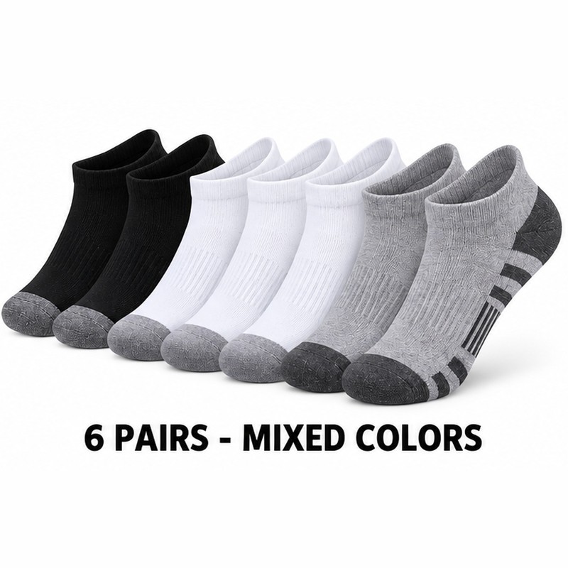 Men’s Crew Socks for Gym & Outdoor Use – Soft