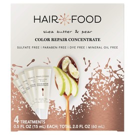 Alimentos para el cabello, manteca de karité y concentrado de reparación de color de pera, 0.5 onzas líquidas. Ea. Producto reparador del cabello para cabello tratado con color, 0.5 onzas líquidas