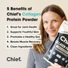 Chief Grass-Fed Collagen Protein Powder - Unflavoured, 450g
