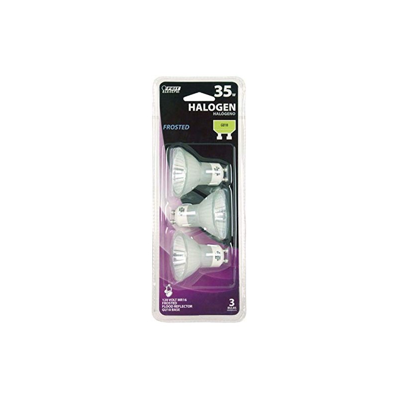 Feit Electric BPQ35MR16IFGU10 35 Watt 120 Volt Halogen Reflector Flood
