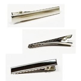 Straight square hair clip/Pin base/Hair clip material/Length 4.6cm / 일자 사각집게핀/핀대/머리핀재료/길이4.6cm