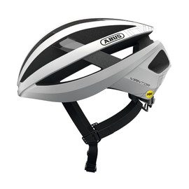 ABUS Viantor MIPS road bike helmet - Sporty bike helmet with MIPS impact protection for beginners - for men and women - white matt, size S