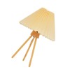 Desk Lamp Retro Style Versatile Pleated Bedside Table Lamp Reading