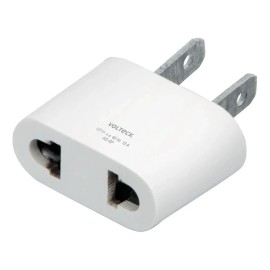 SBTCL European to American Outlet Plug Adapter 3 PACK Electr. Travel PO Tool Converter