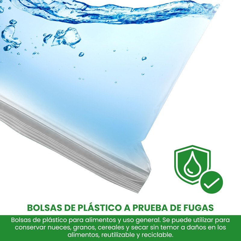 MARCPRINT Set of 100 automatic re-utilisables in plastic transparent de