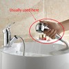 Kitchen Sink Pull Down Faucet Head Replacement 2-Functions Pull Out