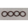 Unbranded Hydraulic Coupler Brown Viton O-Rings Replacement For John Deere 32246 Qty: 4