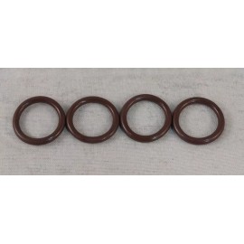 Unbranded Hydraulic Coupler Brown Viton O-Rings Replacement For John Deere 32246 Qty: 4