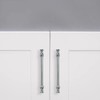 ZAUYX 2-Pack 3-3/4inch(96mm) Hole Center Polished Chrome Cabinet Pulls Solid