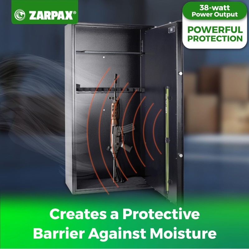 ZARPAX Gun Safe Dehumidifier Rod | Dehumidifier Rod For Enclosed
