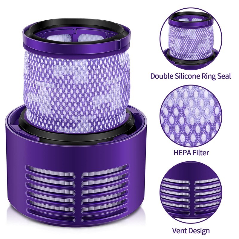 Dyson V10 Filters, morpilot 2 Pack Dyson V10 Replacement Filters