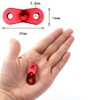 Sourcemall 20pcs Aluminum Alloy Cord Guyline Runners, Guyline Adjuster, Tent