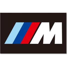 Car Flag 3x5 FT - Fade Resistant M Logo M Racing - 150D Quality Thicker Large Garage Decor Banner