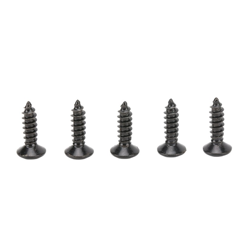 100PCS Guitar Pickguard Screws Metal Guard Plate Mounting Screw Electric