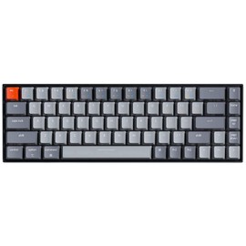 Keychron K6 Bluetooth 5.1 Wireless Mechanical Keyboard with Gateron Red Switch/LED Backlit/Rechargeable Battery, 68 Keys Compact Keyboard Compatible with Mac Windows
