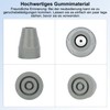supregear 6 Pack Rubber Crutch Tips, 22mm Crutch Tips, Heavy