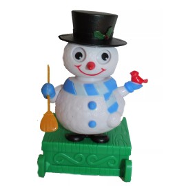 Chic Design Solar Happy Eye Dancing Snowman great Christmas friendship Stocking Stuffer gift