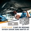Oxygen Sensor Adapter for 2-1/4"-2-1/2" Clamp-On Wideband Oxygen Sensor Pipe,