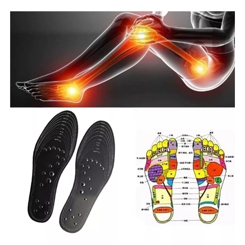 Negro Plantillas Con Imanes Para Terapia Magnética Hombre O Mujer
