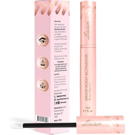 Liaison Cejas Bond Cejas Crecimiento Suero – Natural Peptide Brow Boost & Enhancer para cejas más largas, más completas y gruesas – Vegano, libre de crueldad, sin parabenos y sin talco – Fórmula libre de irritación