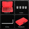 36 Piece Steel Spacer Blocks Set ，Round Gage Space Harden