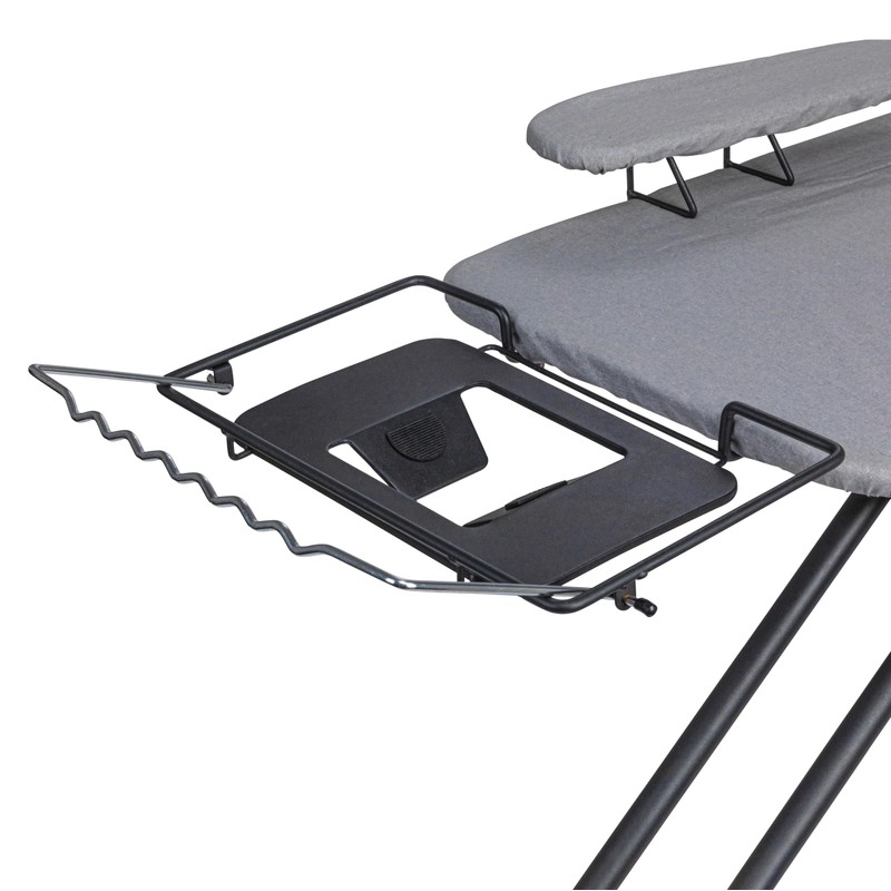 Household Essentials Wide Mega Ironing Board 4-Leg, Steel Top Pressing