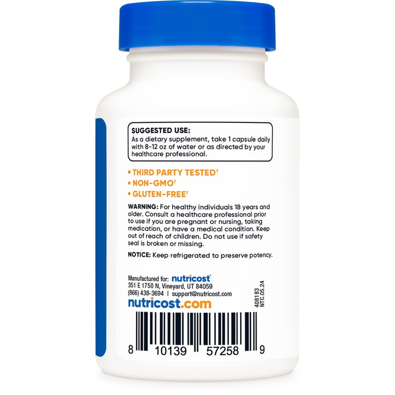 Nutricost Nutricost Probiotic Complex (>1 Billion CFU) 60 Capsules -