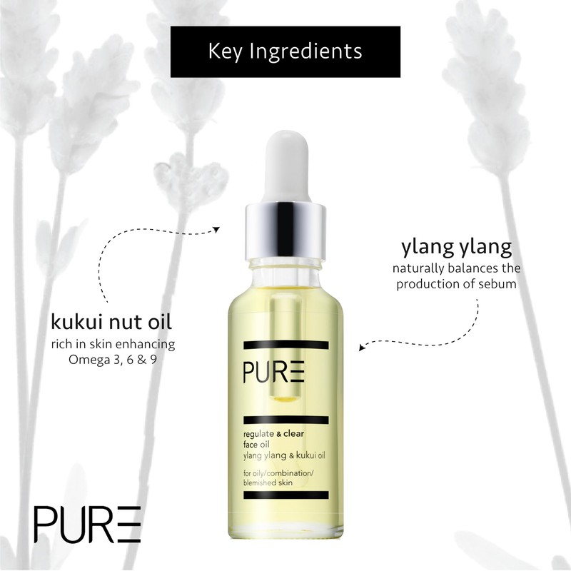 Regulate & Clear Face Oil from PURE Spa Skincare 30ml