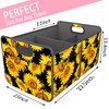 Homeve Trunk Organizer, Car Storage, Reinforced Handles, Collapsible Multi-Compartment Car