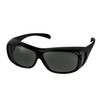 Polarized Fit Over Sunglasses 2866, Size Small, Black