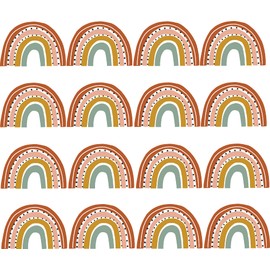 Pandawal Mini Rainbow Wall Sticker Set for Baby and Children's Room, Small Decorative Rainbow Wall Stickers for Girls and Boys, Wall Decoration (Colourful, 48)