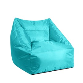 Urban Shop Structured Canvas Bean Bag Chair, Aqua
