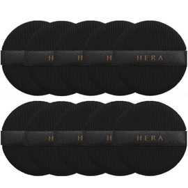Hera Black Cushion Puff x 10 / 헤라 블랙 쿠션 퍼프 x 10개