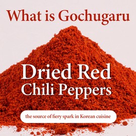 Wang Sun-Dried Coarse Gochugaru for Kimchi, Red Pepper Flakes, Chilli Powder, 7.05 Ounce
