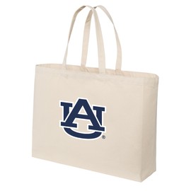Broad Bay JUMBO Auburn University Tote Bag or Large Canvas Auburn Tigers Shopping Bag