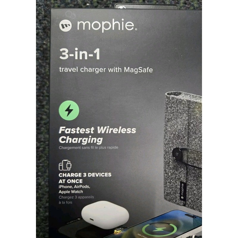 Mophie 3-In-1 Travel Charger with MagSafe