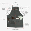 Chef Pomodoro Chef Apron for Men and Women with Pockets